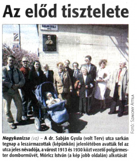 Zalai Hírlap 2008 04 11 04old - Az előd tisztelete.jpg